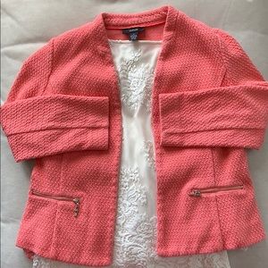 Alfani Coral Blazer with Pockets Small